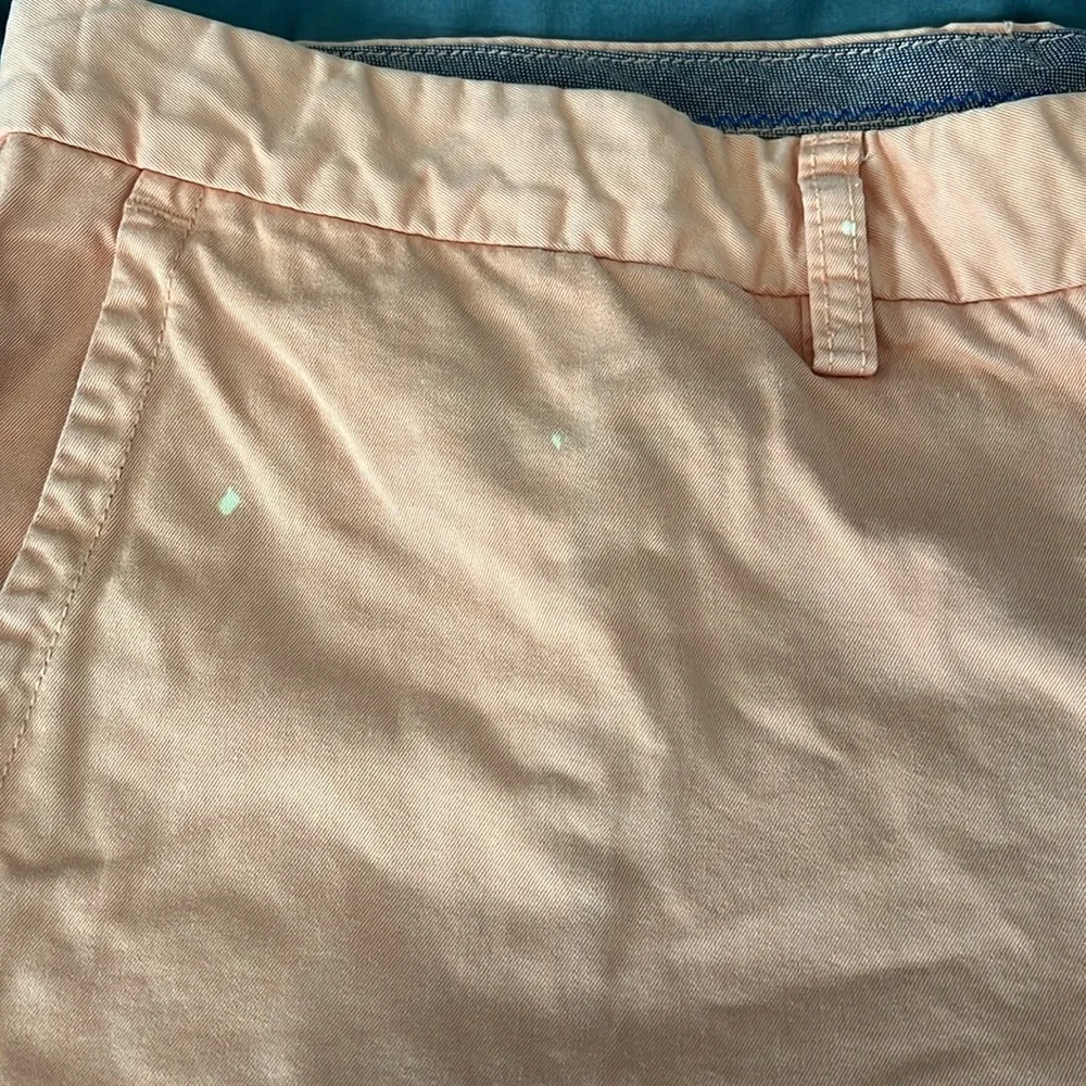 Tommy Bahama Cotton Blend Shorts Orange Size 38